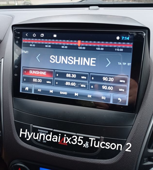Магнітола Hyundai ix35, Tucson 2 2009-2014, Android, під камеру