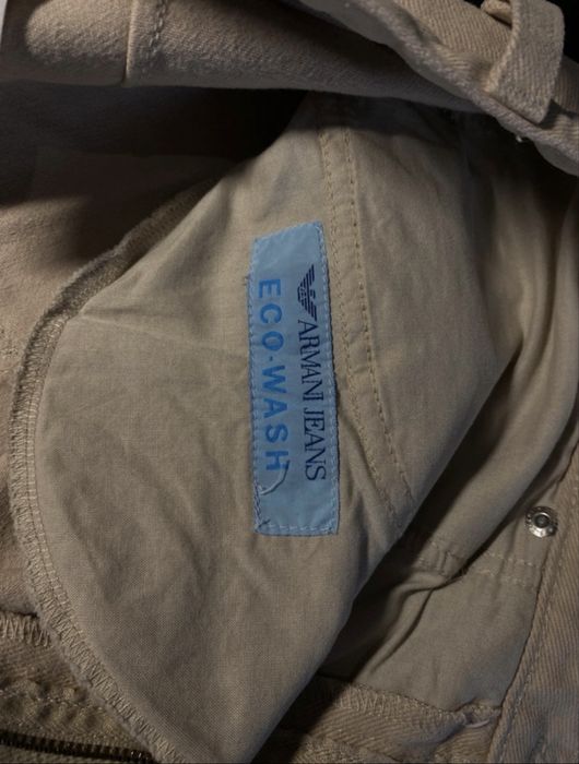 Spodnie Armani Jeans Beżowe Męskie