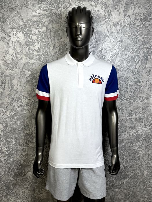 Ellesse поло футболка L размер спортивная белая