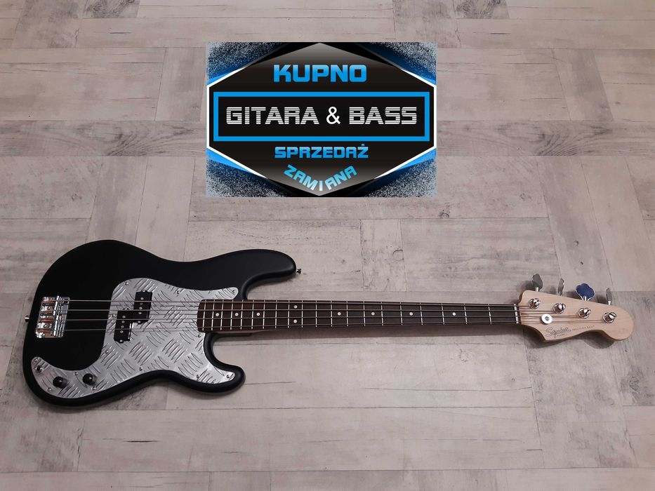 Gitara Basowa Fender Squier Precision Bass -Black Matt- wysyłka Gratis - zamiana