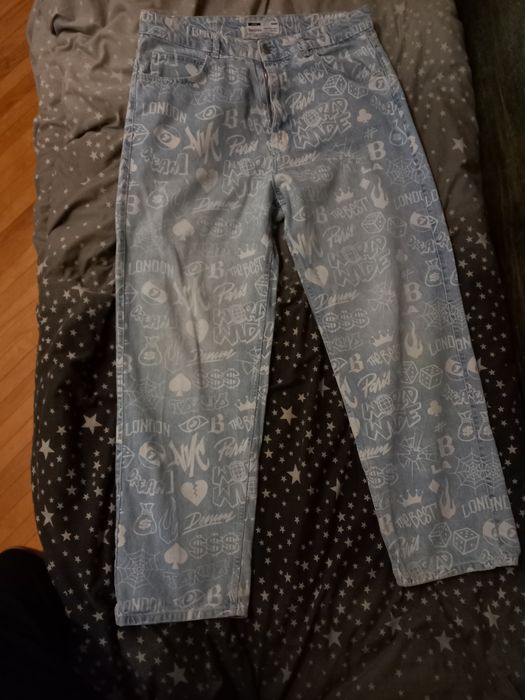 Штани широкі Bershka