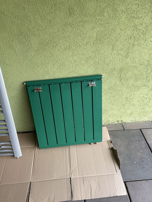 Zielony grzejnik