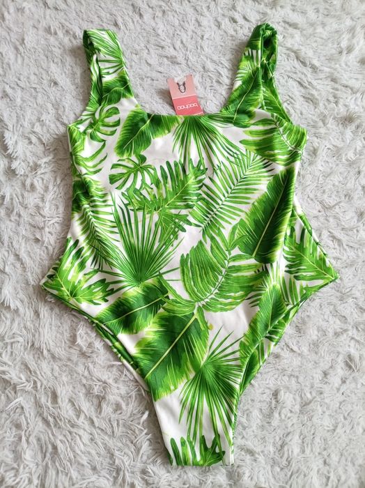 Boohoo strój kąpielowy liście monsteryML