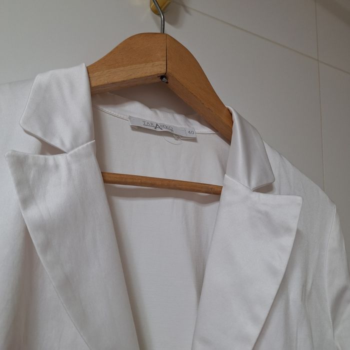 Kobieca, taliowana, bawełniana marynarka Taranko