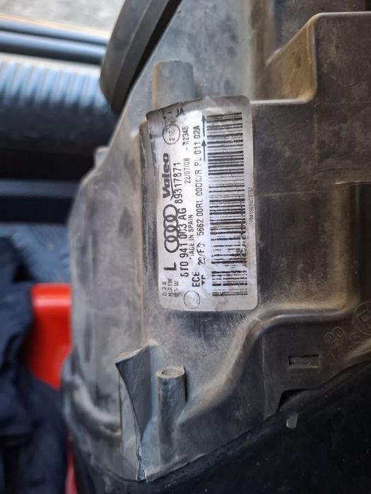 Reflektor lewy przód Audi a5 8t