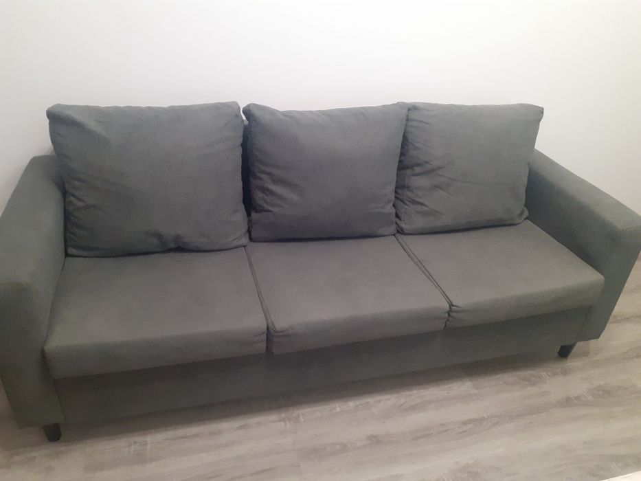 Sofá 3 lugares cinza