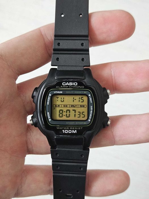 Vintage Casio W-725 Modul 1000 Zloty 1992 - 33 Lata