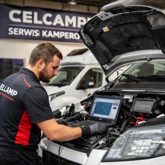 Serwis kamperów POZNAŃ naprawa kamper warsztat elektryka diagnostyka