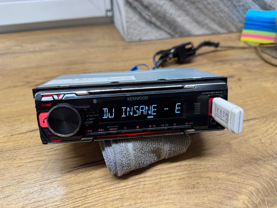 radio samochodowe Kenwood KMM-BT203