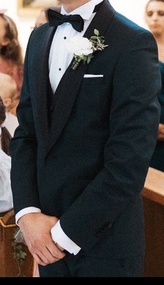 Garnitur ślubny Giacomo Conti butelkowa zieleń