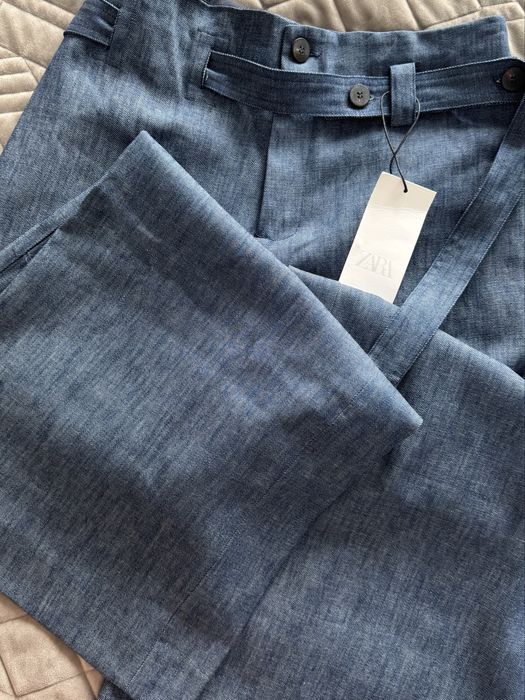 %% Spodnie z szerokimi nogawkami ZARA