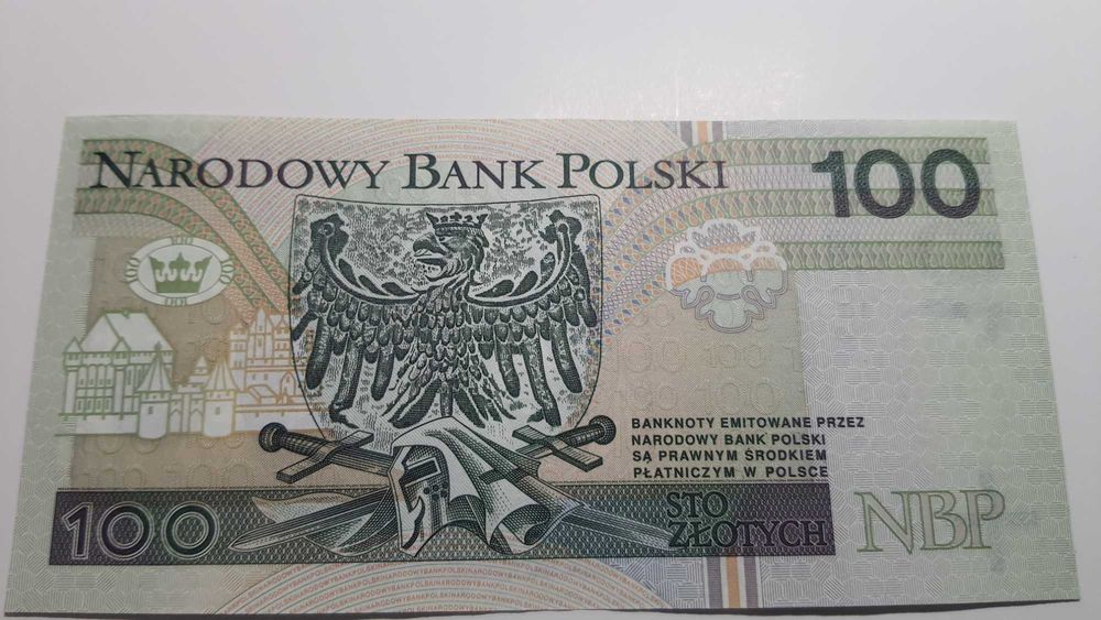 100 Złotych 1994 HX błąd druku - BRAK HOLOGRAMU