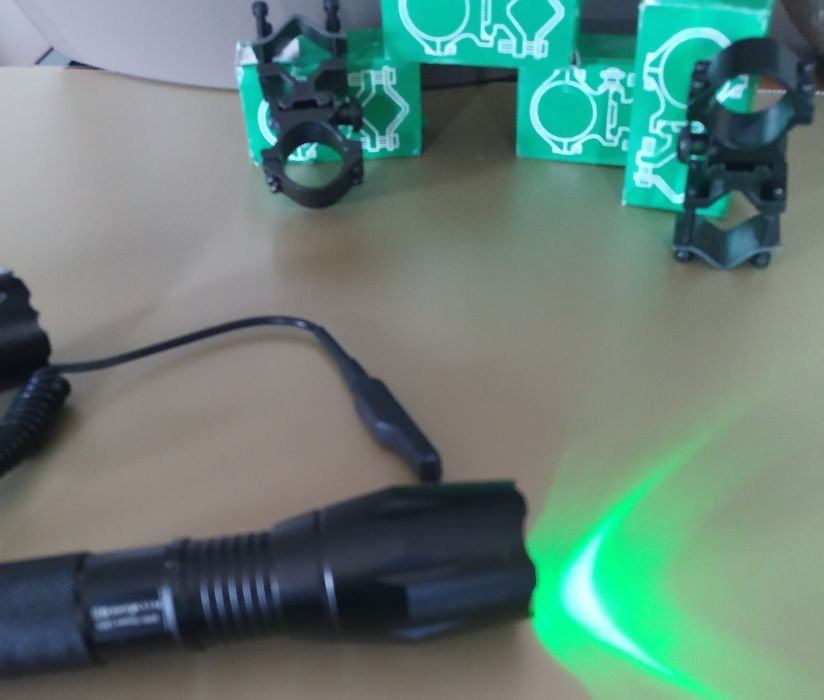 Kit Lanterna (Luz Verde) para caça