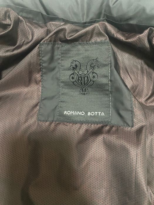 Пуховик, пальто чоловіче зимове, Romano Botta, розмір L -XL