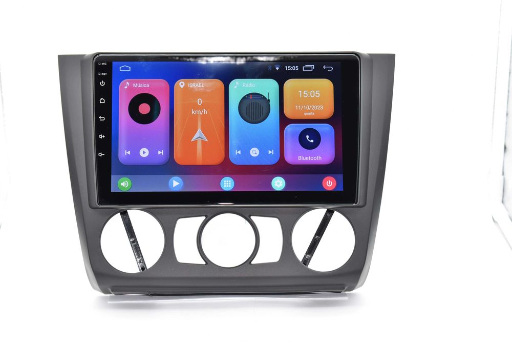 Rádio 2 DIN Android BMW Série 1 Carplay Wifi GPS BLUETOOTH + Camara