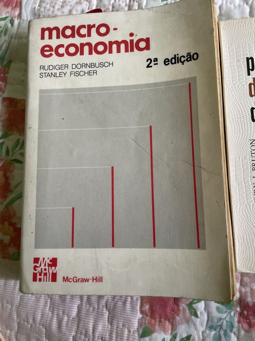 Lote 3 livros de Economia — Dornbusch, Bruton e Schneider