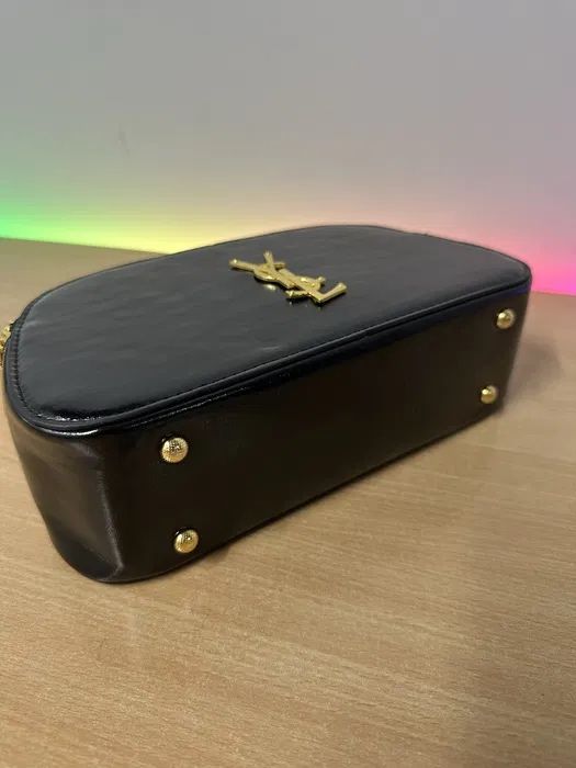 Torebka nowa czarna skóra lakierowana YSL