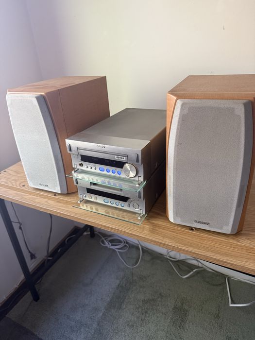 Aparelhagem SONY CD MD Radio Aux MDS-SD1