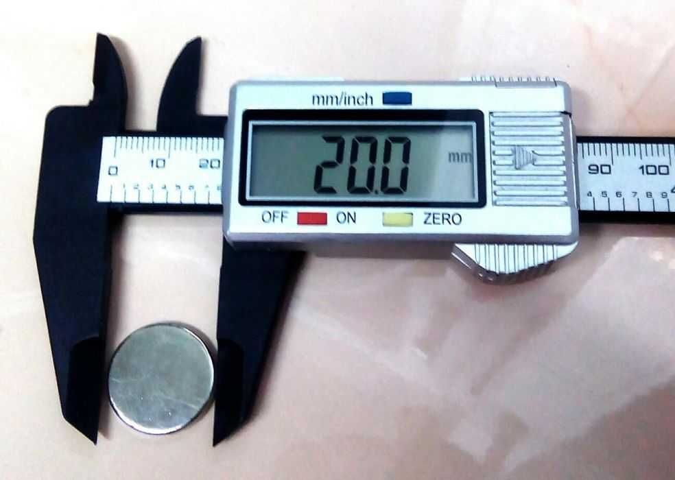 Супермагнит 20 х 3 мм N 35 неодимовый NdFeB