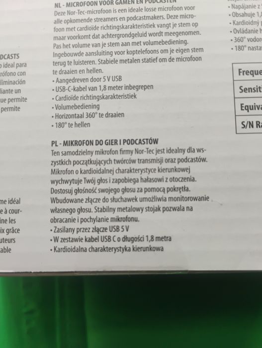 Mikrofon do streamingu Nor-Tec