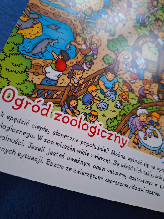 "Mały detektyw" szukaj szczegółów, poznawaj świat,  książka obrazkowa