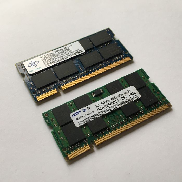 Оперативна пам'ять для ноутбука SODIMM DDR2 2GB