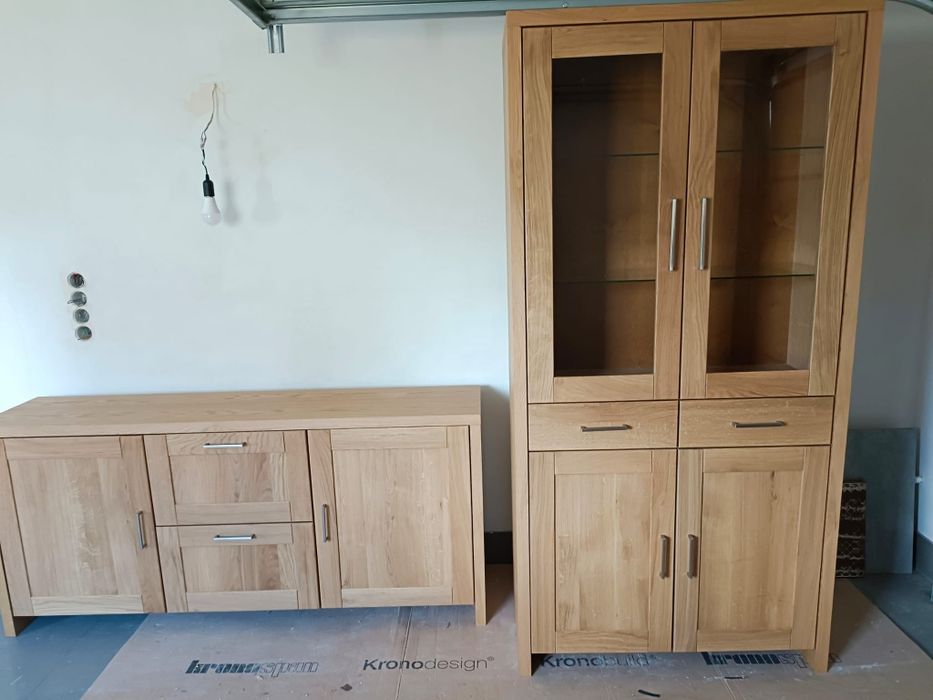 Meble komoda i witryna