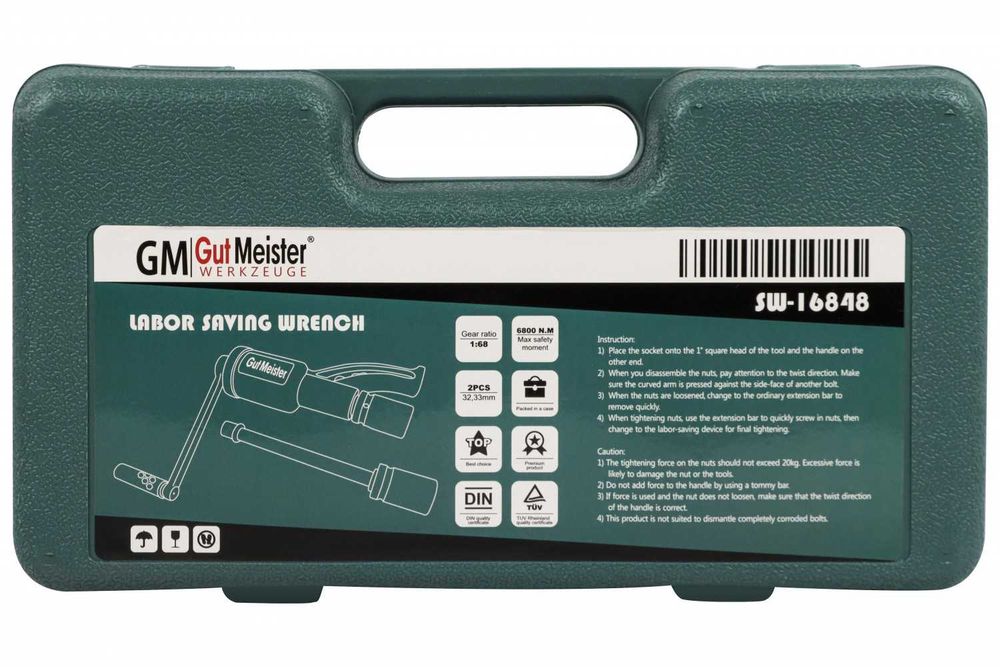 Мясорубка GutMeister ключ колісний редукторний 32/33 1:68 6800 Hm.