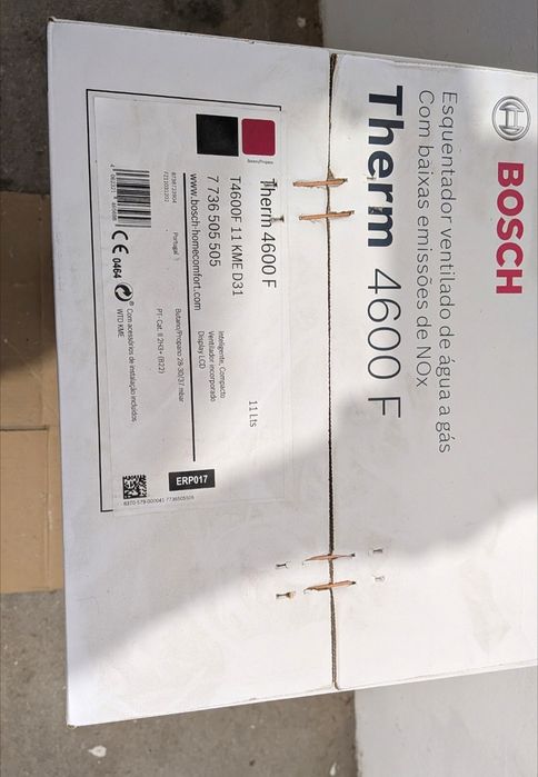 Esquentador Bosch Therm 4600 F *Novo em Caixa*