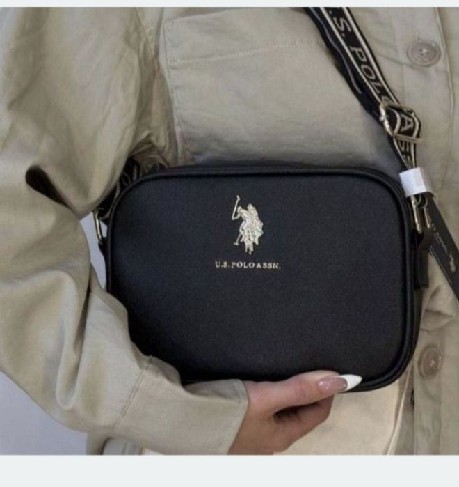 Сумка кросбоді Us Polo Assn  Оригінал!  сумочка чорна calvin klein tommy
