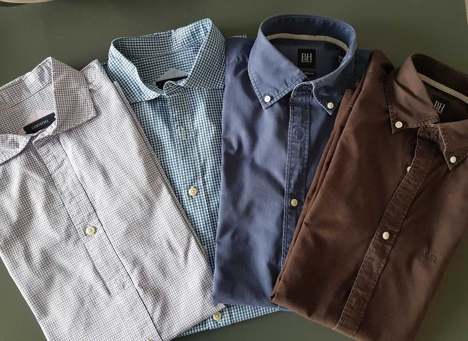 Lote camisas manga comprida tamanho M