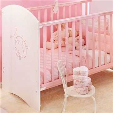 Berço Joaninha Rosa