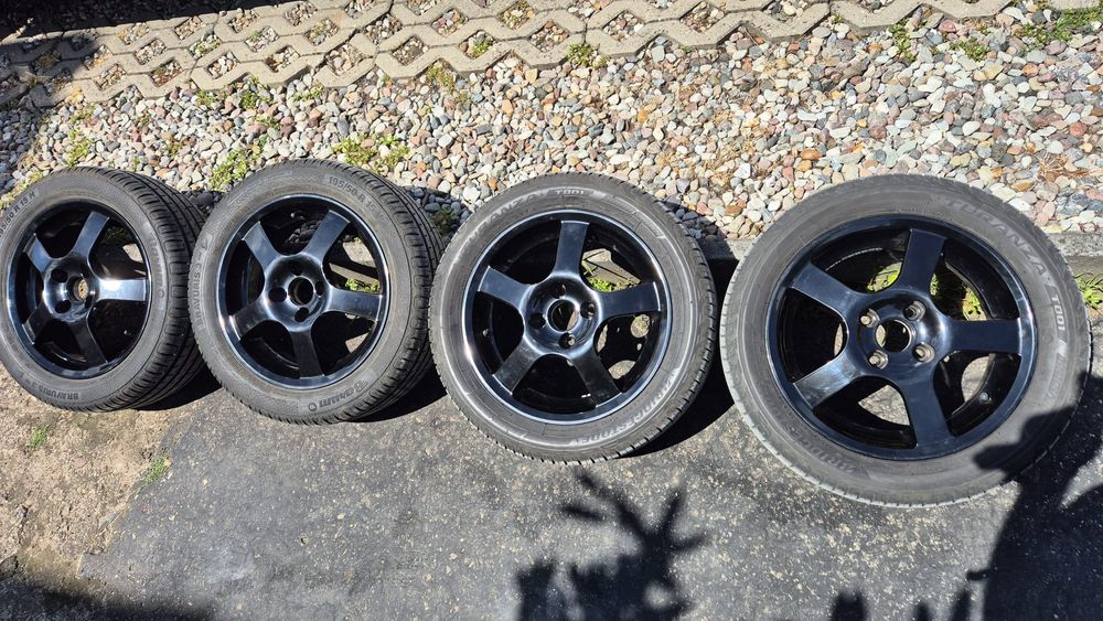Felgi aluminiowe 15, 4x100 z oponami letnimi