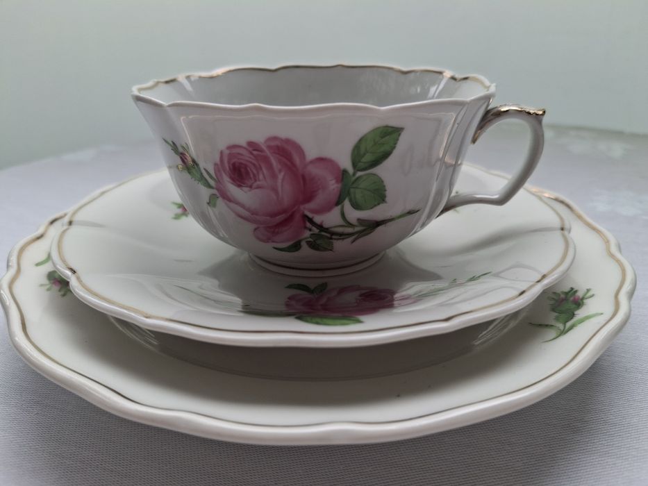 Тріо, пара  і тарілки Meissen