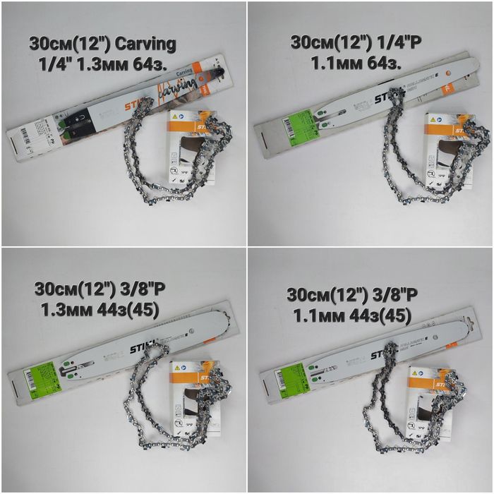 Шина до бензопили електропили