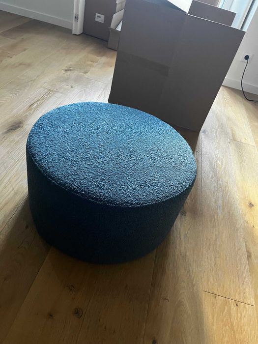 Banco tecido cor azul a estrear