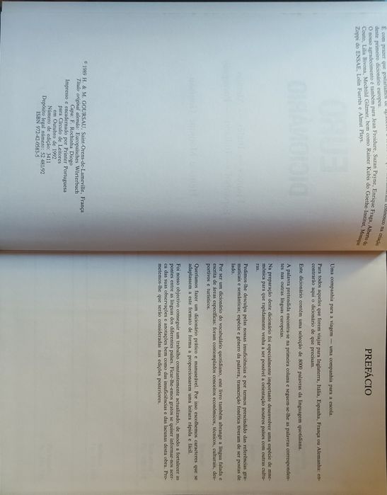 Dicionário EURO ®1992