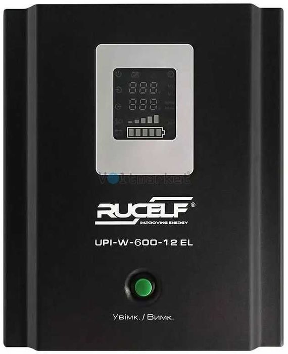 Джерело безрепебійного живлення (UPS) RUCELF UPI-W-600-12 EL 350W