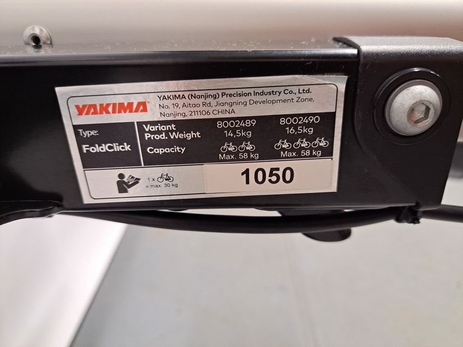 Bagażnik rowerowy na dwa rowery. Yakima FoldClick II (2)