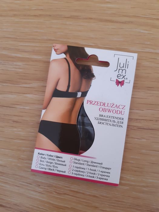 Przedłużacz do stanika czarny