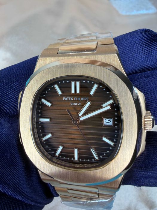 Годинник автоматичний Patek Philippe Nautilus rose gold