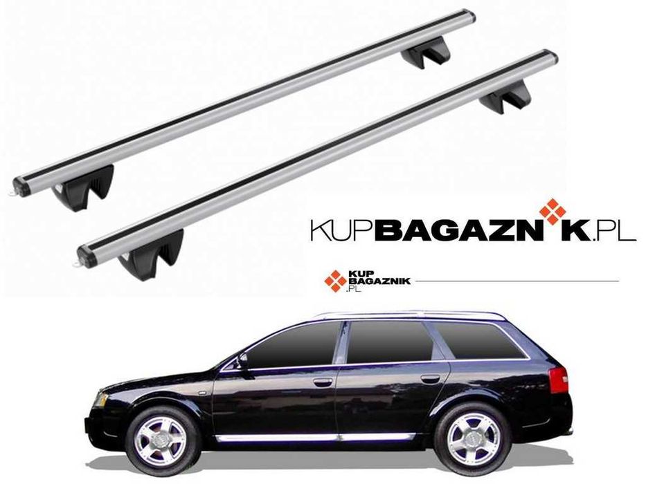 Bagażnik Dachowy AUDI A6 C6 kombi Allroad belki Aero dach Relingi