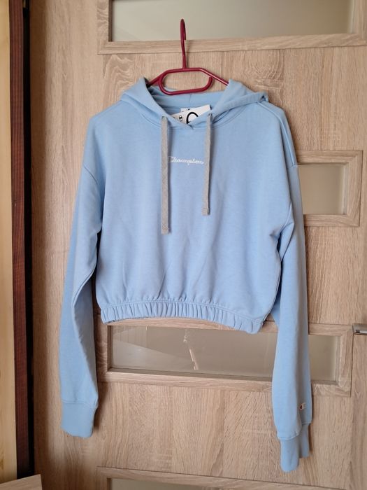 Nowa niebieska baby blue bluza z gumką M 38 Champion