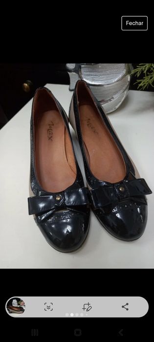 Sapatos da Max em pele e verniz