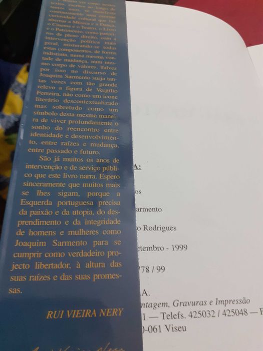 Livro FRAGMENTOS de Joaquim Sarmento
