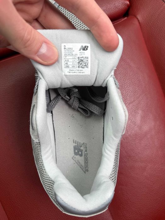 (ОПЛАТА ПІСЛЯ ОГЛЯДУ)New Balance 2002R Grey White Нью Беленс 2002Р Біло-сірі