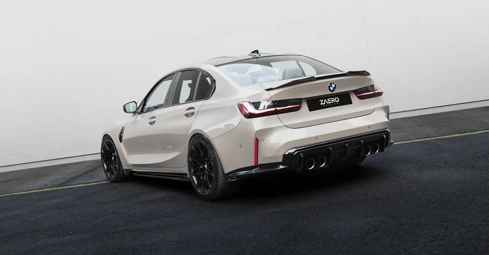 Aileron lip spoiler traseiro BMW M3 M4 G80 G82
