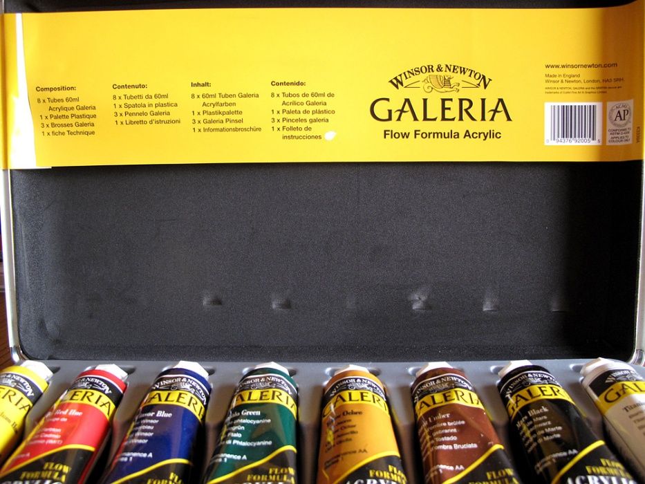 Estojo De Pintura Acrílica Winsor & Newton - Novo