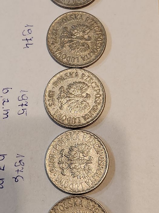 1 zł od 1949- 1990 /1 zestaw 16 szt/
