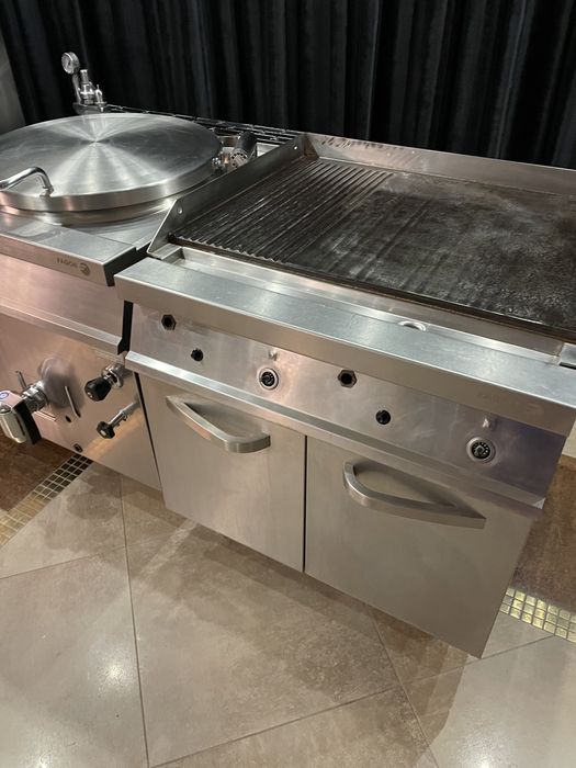 FAGOR Płyta grillowa-gazowa ryflowana